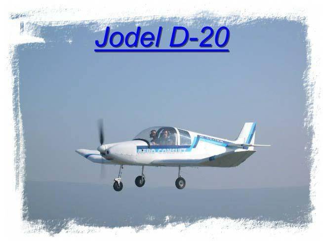 Jodel D-20 UL project